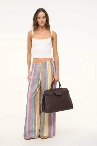 STAUD | BONFIRE PANT - MARKET STRIPE