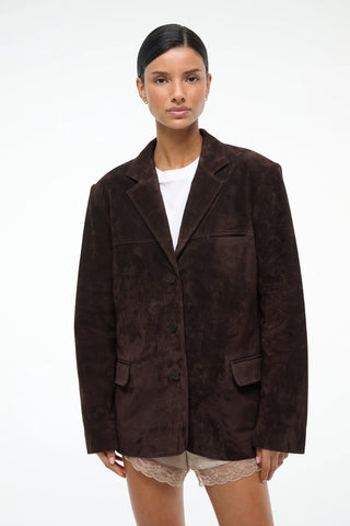 NATALIE SUEDE JACKET ESPRESSO