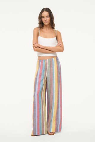 STAUD | BONFIRE PANT - MARKET STRIPE