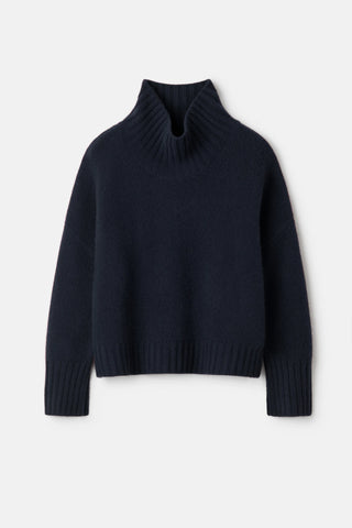 GIRLFRIEND TURTLENECK - NAVY