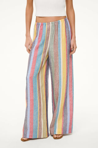 STAUD | BONFIRE PANT - MARKET STRIPE