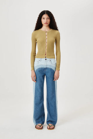 GOLD BEADED KNIT TOP