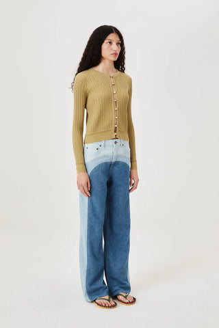 GOLD BEADED KNIT TOP