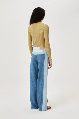 GOLD BEADED KNIT TOP