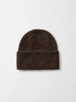 BRUSHED BEANIE - MOCHA