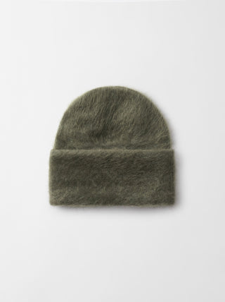 BRUSHED BEANIE - OLIVE