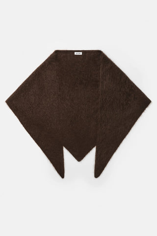 BRUSHED SCARF - MOCHA