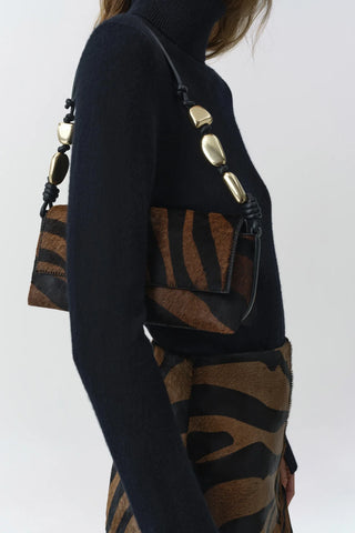 PIEDRA CALF HAIR SHOULDER BAG