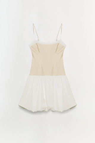 SIMKHAI | FIFI COTTON LINEN MINI DRESS