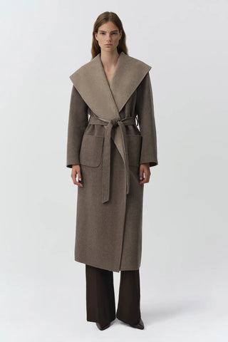 ALLURA REVERSIBLE BELTED COAT