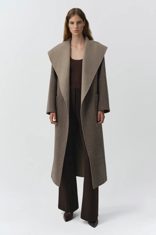 ALLURA REVERSIBLE BELTED COAT