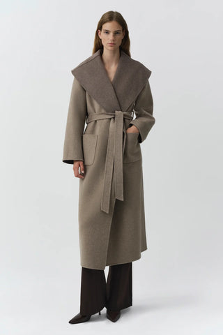 ALLURA REVERSIBLE BELTED COAT