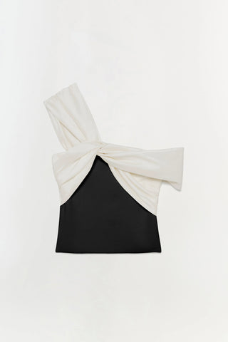CELIANA TOP - BLACK MULTI