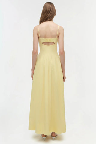 MADDY COTTON MIDI - BUTTERCREAM