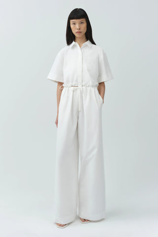 RHEA COTTON WIDE LEG PANTS