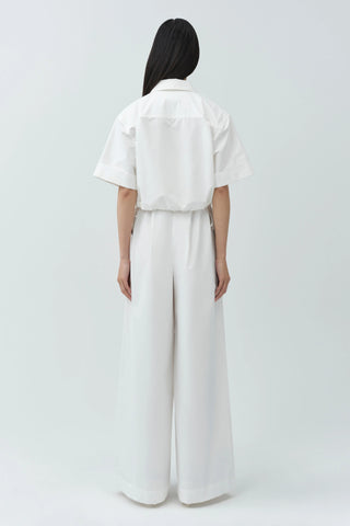 RHEA COTTON WIDE LEG PANTS