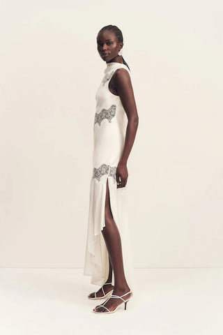 SIMON SIDE PANELLED MAXI DRESS