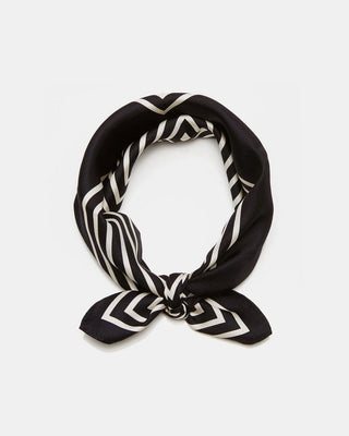 LE SCARF | NO. 16 BLACK & CREAM 50CM