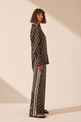 SHONA JOY | CORDE SILK RELAXED SHIRT