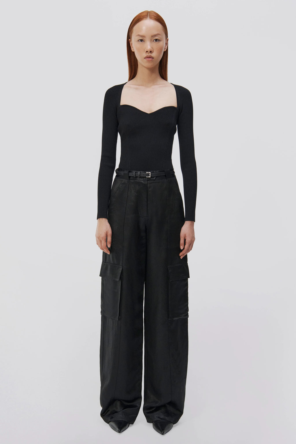 SIMKHAI | BEATRIZ WIDE LEG CARGO PANT – ROVE