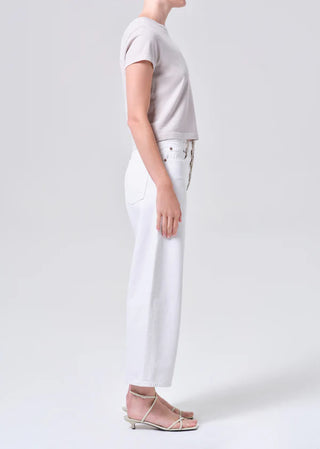 ARC JEAN CROP - CHALK WHITE