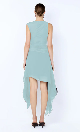 NICO ASYM MIDI DRESS