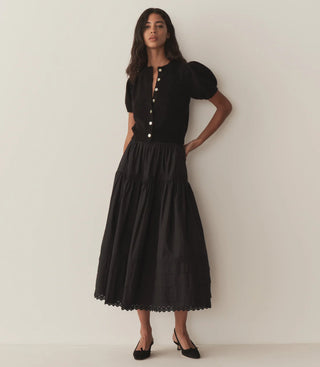DÔEN | ANISA CARDIGAN - BLACK