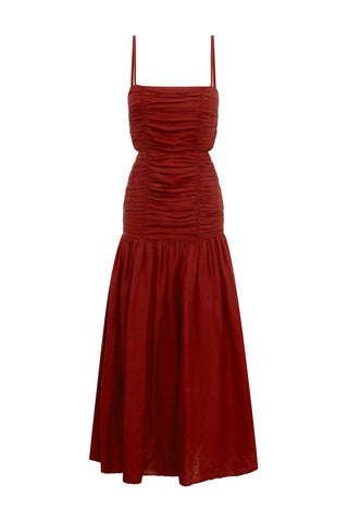 POSSE | AURELIA DRESS - MERLOT