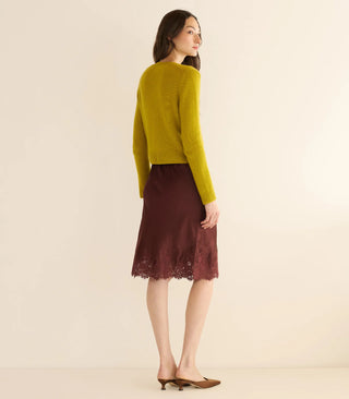ELOWETTE SKIRT - CAFE BRUN