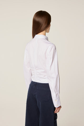 CLEIAM WHITE SHIRT W/BRAID