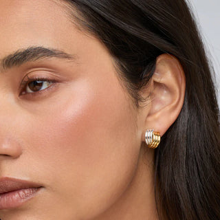 CLOVE EARRINGS - MIXED METAL