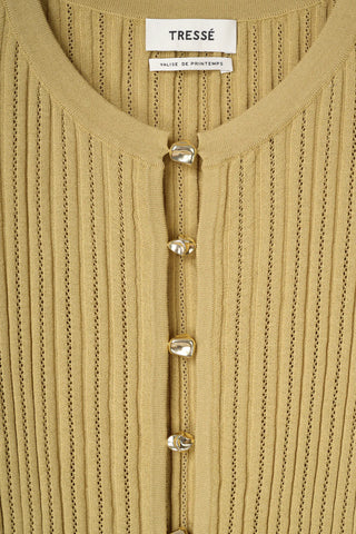 GOLD BEADED KNIT TOP