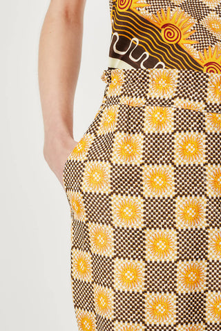 PALENTA SILK TROUSERS