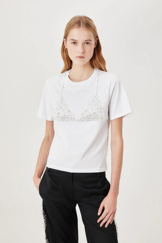SEQUIN BRALETTE T-SHIRT