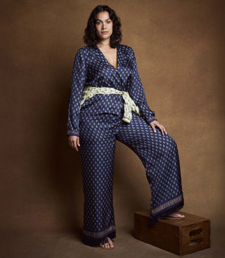 ELENE TOP - BLEU TAORMINA PAISLEY