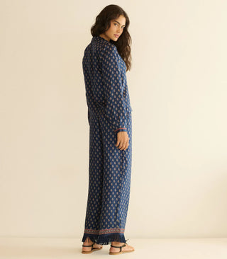 ELENE TOP - BLEU TAORMINA PAISLEY