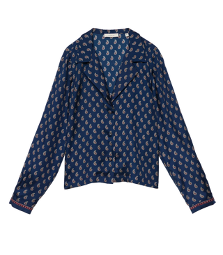 ELENE TOP - BLEU TAORMINA PAISLEY