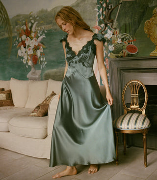 FIONA DRESS - DULAC GREEN
