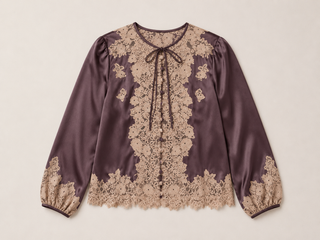 LUCINE TOP - EQUESTRIAN BROWN