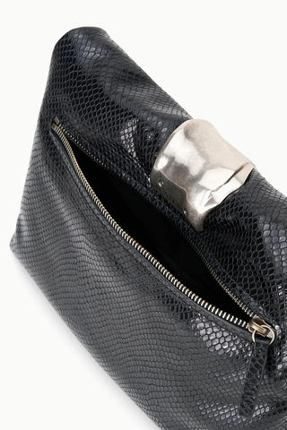 CUFF CLUTCH - BLACK SNAKE