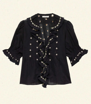 DÔEN | HETTIE TOP - BLACK