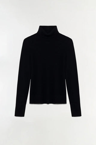 FENWICK CASHMERE TURTLENECK - BLACK