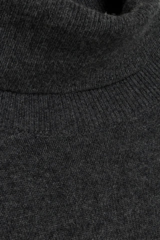 FENWICK CASHMERE TURTLENECK - CHARCOAL MELANGE