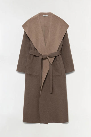 ALLURA REVERSIBLE BELTED COAT