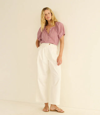 JUNE TOP - MULBERRY LA MADDALENA GINGHAM