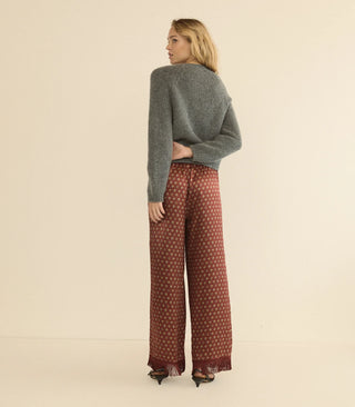 LAVON FRINGE PANT - SAN SEBASTIAN FOULARD