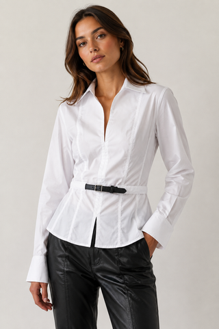 LORIEL BELTED SHIRT