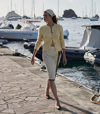 DÔEN | PENROSE CARDIGAN - LEMON