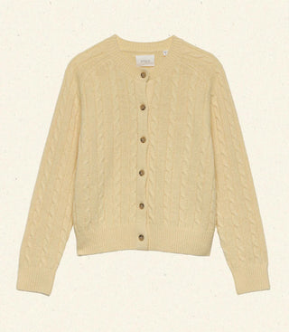 DÔEN | PENROSE CARDIGAN - LEMON