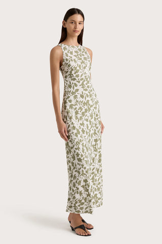 FAITHFULL | SILYA MIDI DRESS POPLAR SAGE